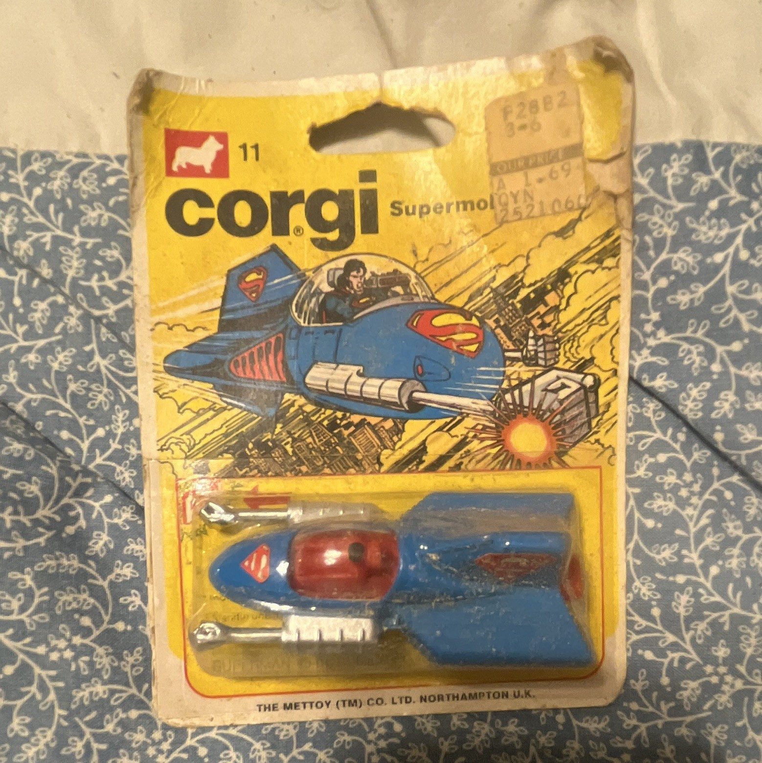 Corgi Juniors Superman Supermobile 1:64 Diecast Spaceship 1979 Unopened Box
