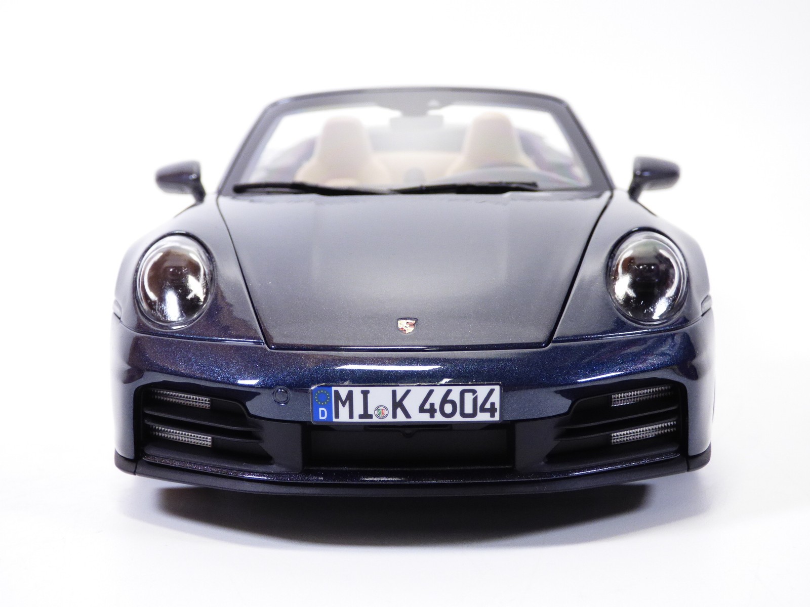 PORSCHE 911 – 992 CARRERA S cabriolet bleu Yachting 1/18 2025
