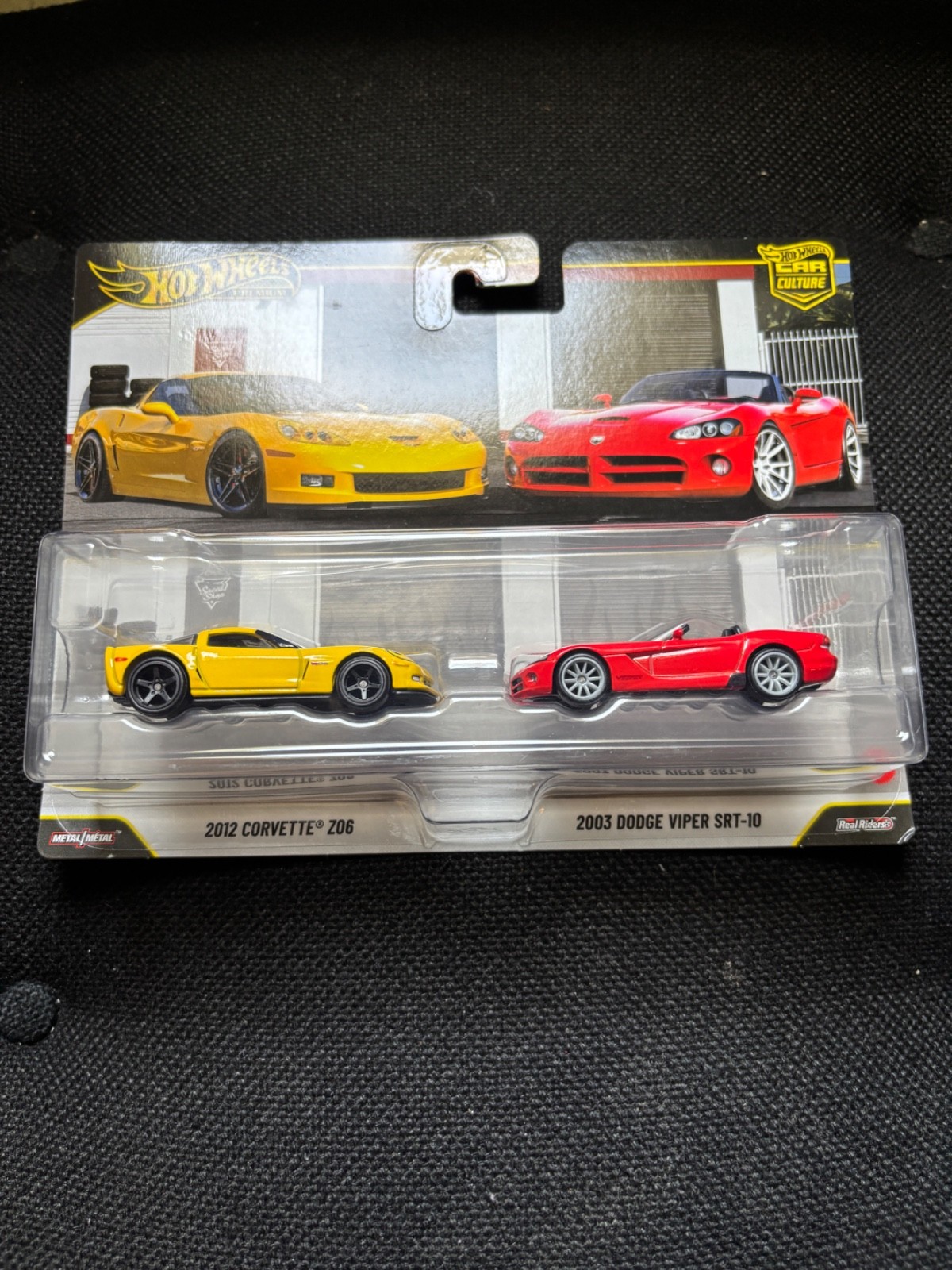 2026 Hot Wheels Premium Car Culture 2-Pack Mix 3 CORVETTE & DODGE VIPER – New