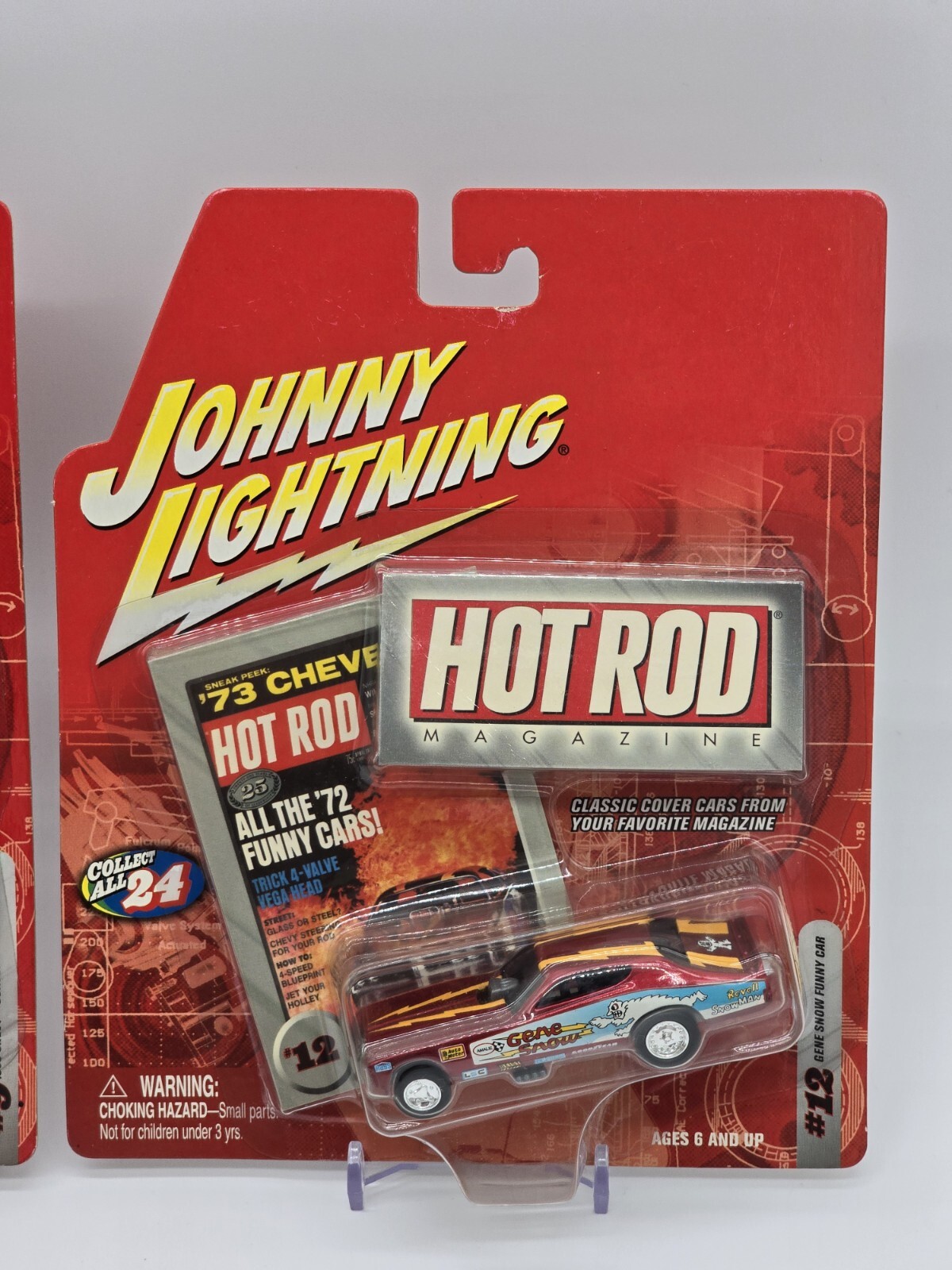 Johnny Lightning – Hot Rod Series – 2 Car Lot – Chevy Corvette & Funny Car