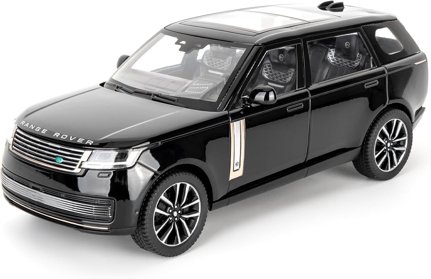1:24 Range Rover Die-cast Model Vehicle with Sound & Light, Off-Road Vehicle ..