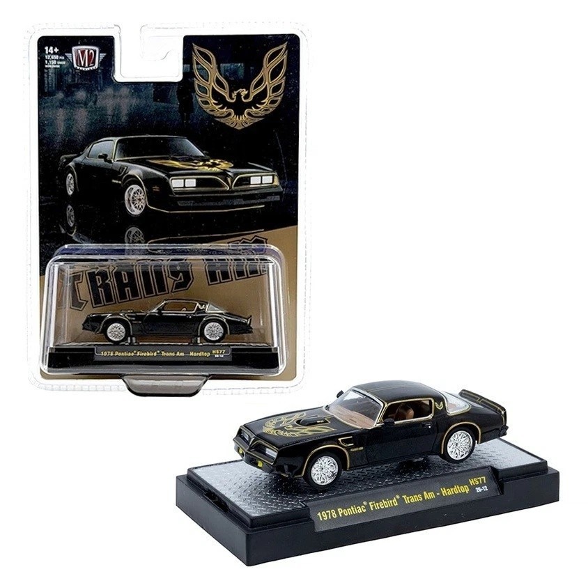 M2 Machines 1:64 1978 Pontiac Trans Am Firebird Special Edition Black HS77-P2