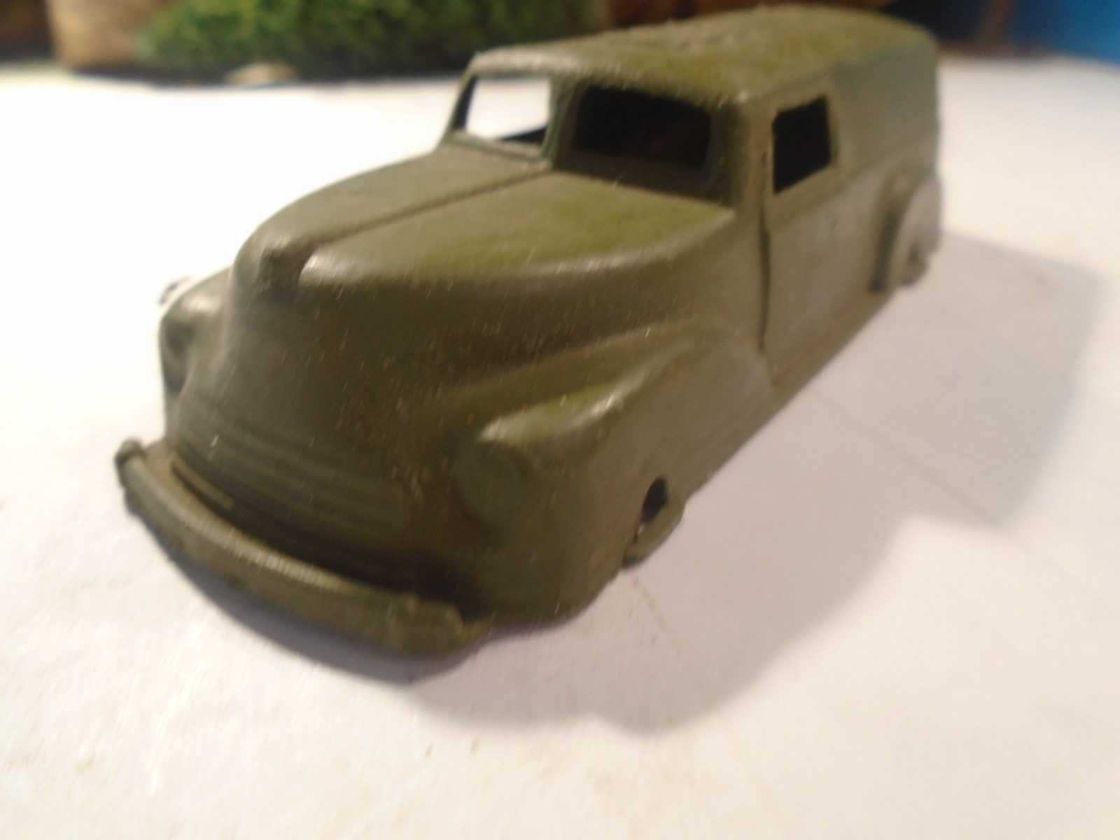 PYTON PRODUCT 1/47 O SCALE VINTAGE SOFT PLASTIC DELIVERY TRUCK, PARTS 1-187-1