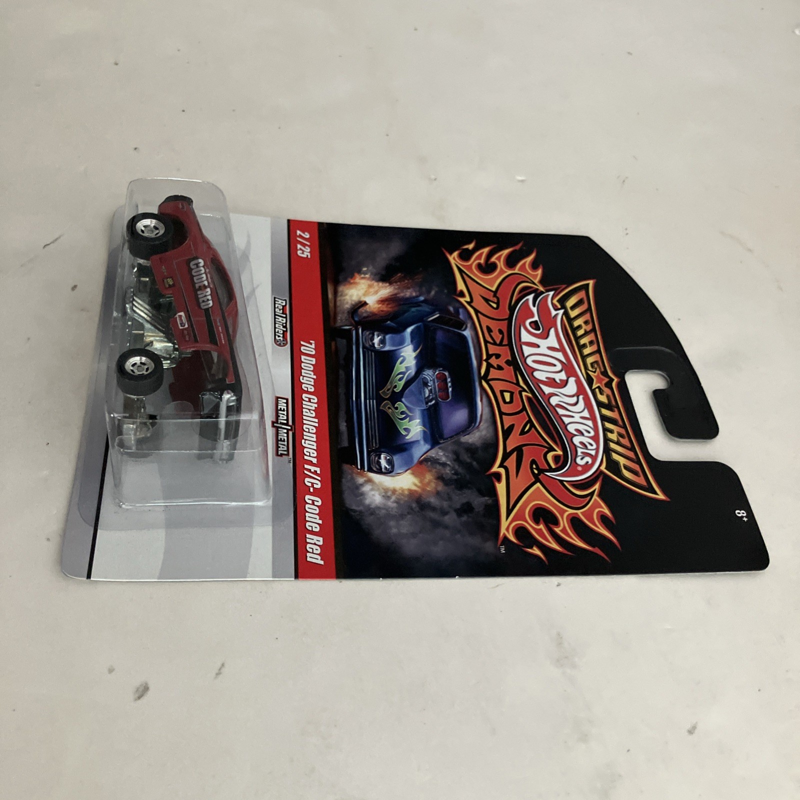 HOT WHEELS Drag Strip Demons ‘70 Dodge Challenger F/C- Code Red 2/25