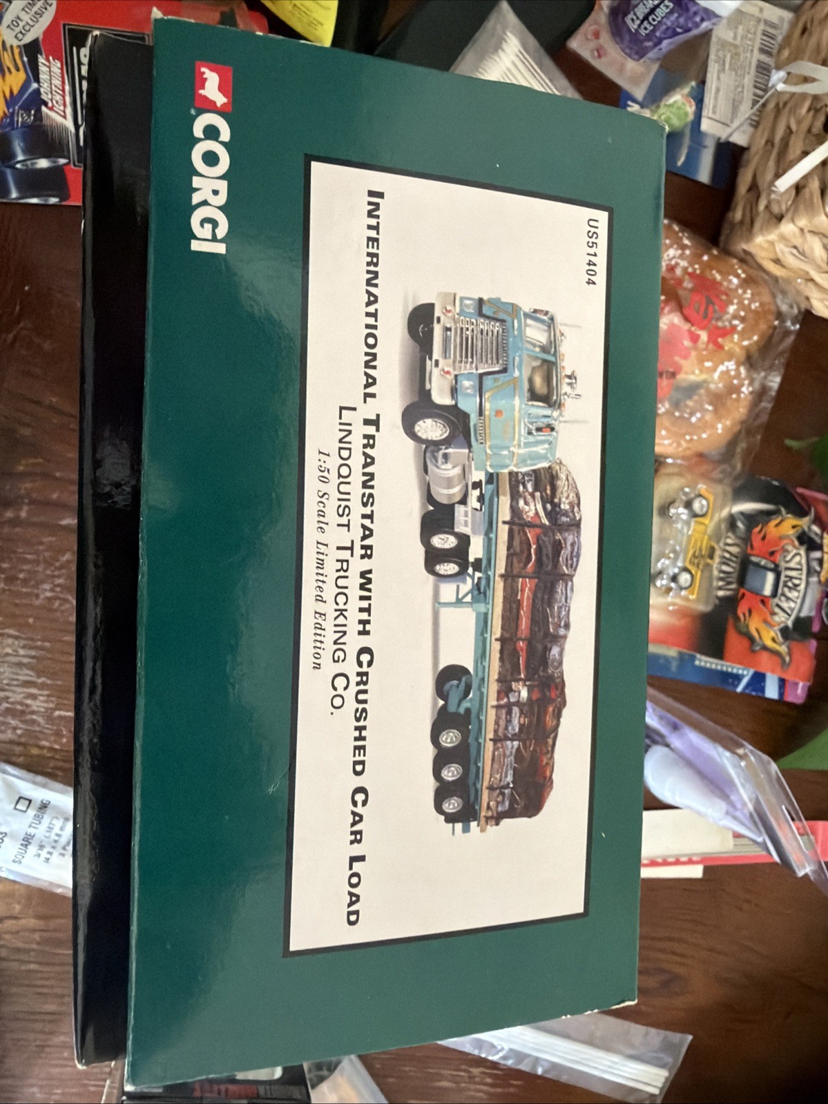 Corgi 1:50 International Transtar Lindquist Heavy Hauler NIB US51404