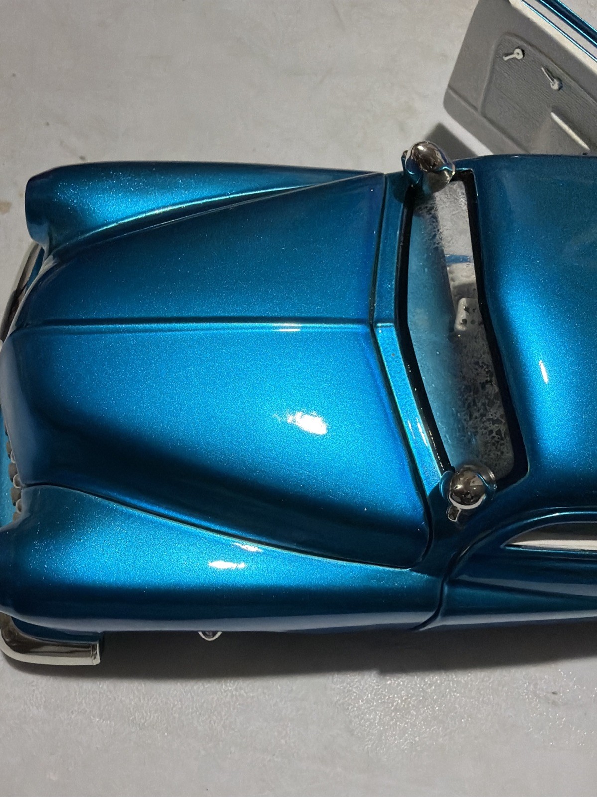 RARE Jada Toys Kustom Kings – 1951 Mercury Hard Top w/ Guitar 1/18 Scale Blue
