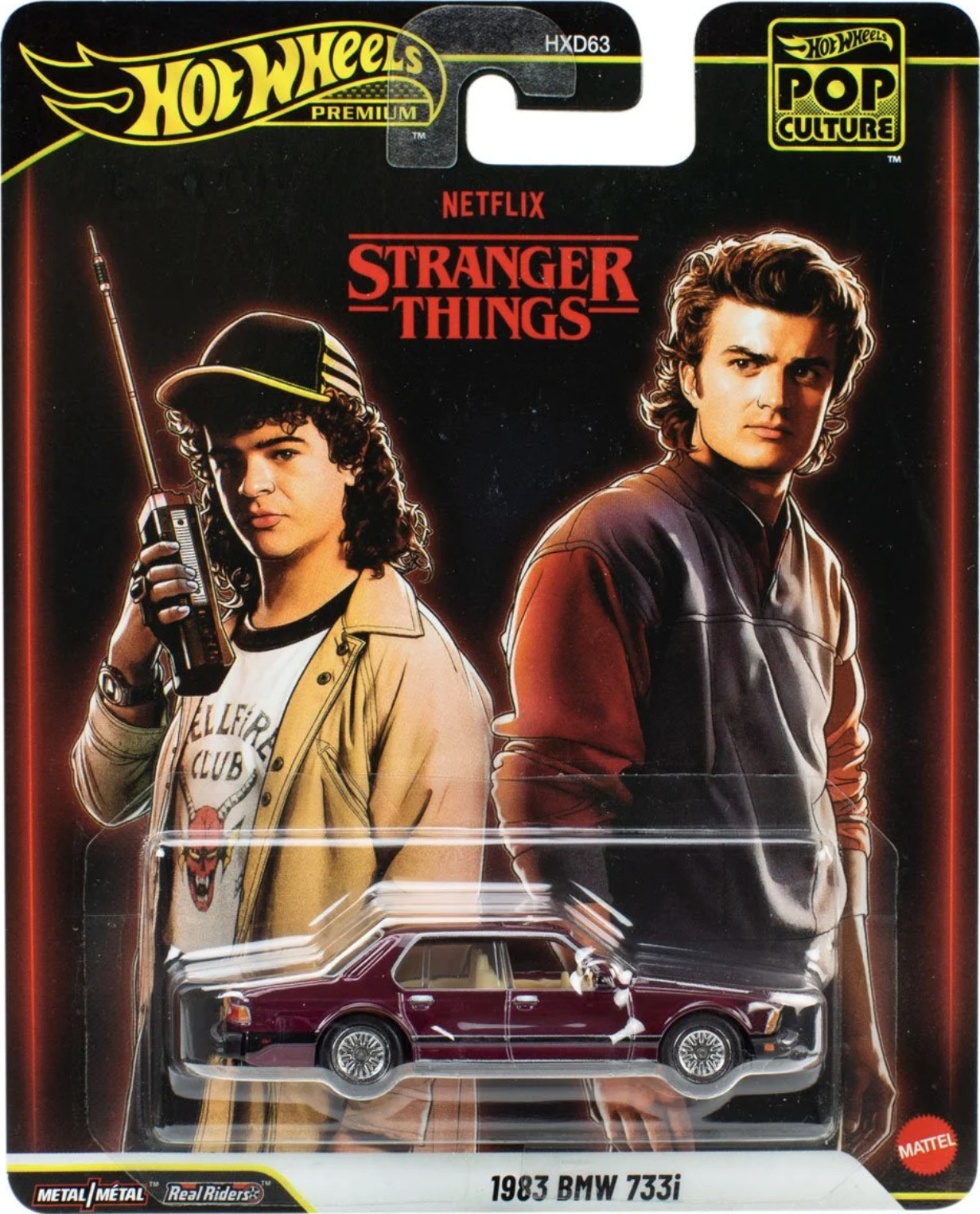Hot Wheels Premium Pop Culture 1983 BMW 733i Stranger Things 2026 Mix 1 New Cast