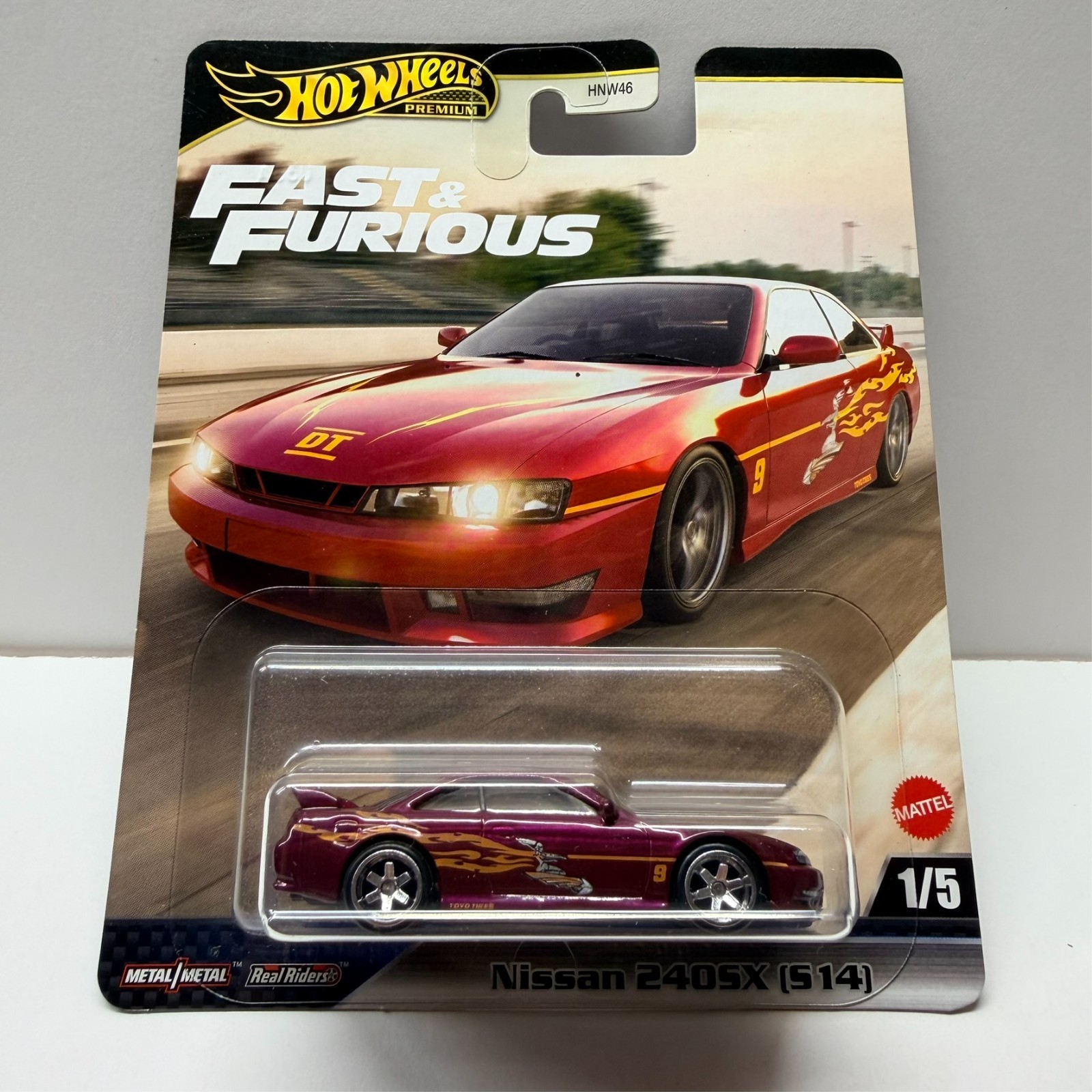 Hot Wheels Premium Nissan 240SX S14 1/5 Fast & Furious 2025 HNW46