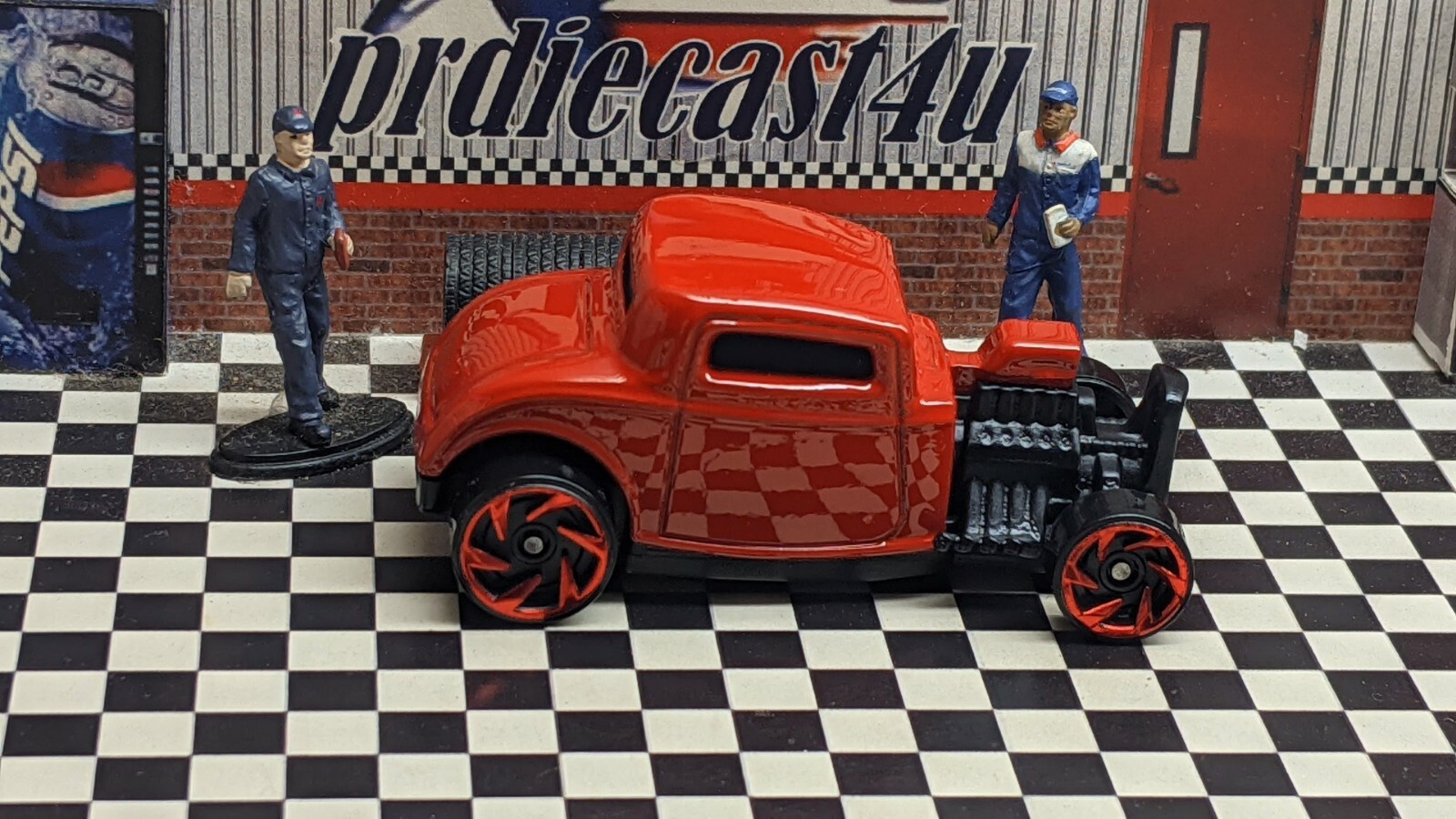 HOT WHEELS 1932 FORD LOOSE 1:64 SCALE CUSTOM “RED” COLLECTION SERIES