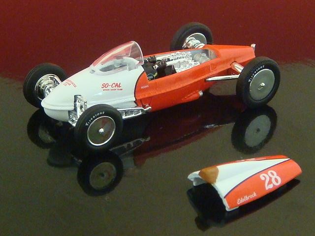 1948-1950 So Cal Speed Shop Belly Tanker Ford V8 Flathead Lakester 1/64 Scl LE F