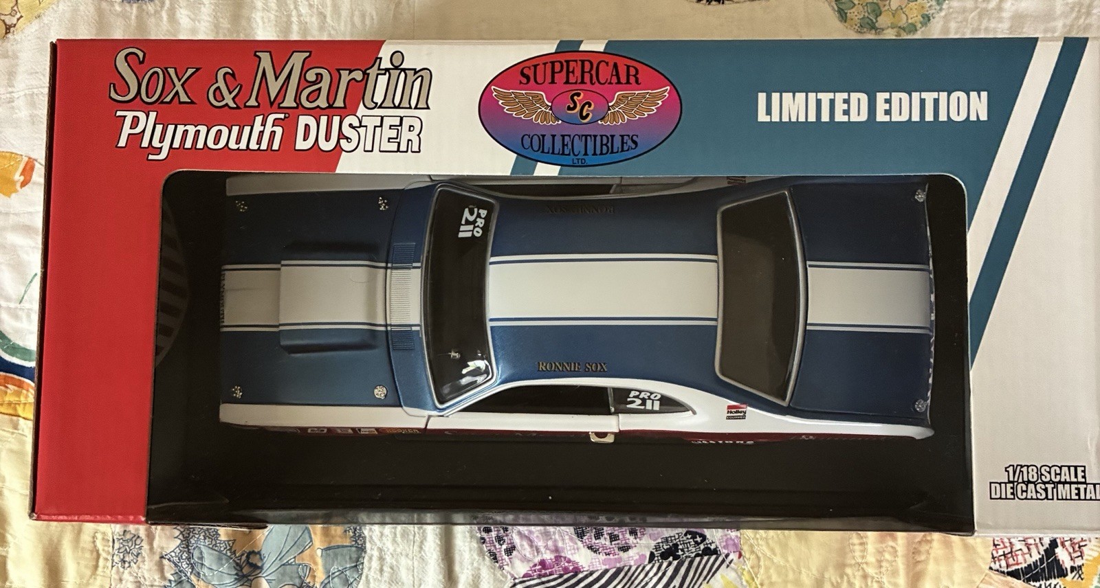 1/18 Ertl 1970 Plymouth Duster Sox and Martin by Supercar Collectibles