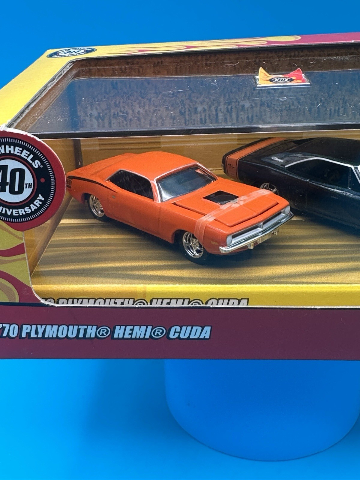 Hot Wheels 40th Boulevard Burners ’70 Plymouth Hemi Cuda ’69 Dodge Charger S2b