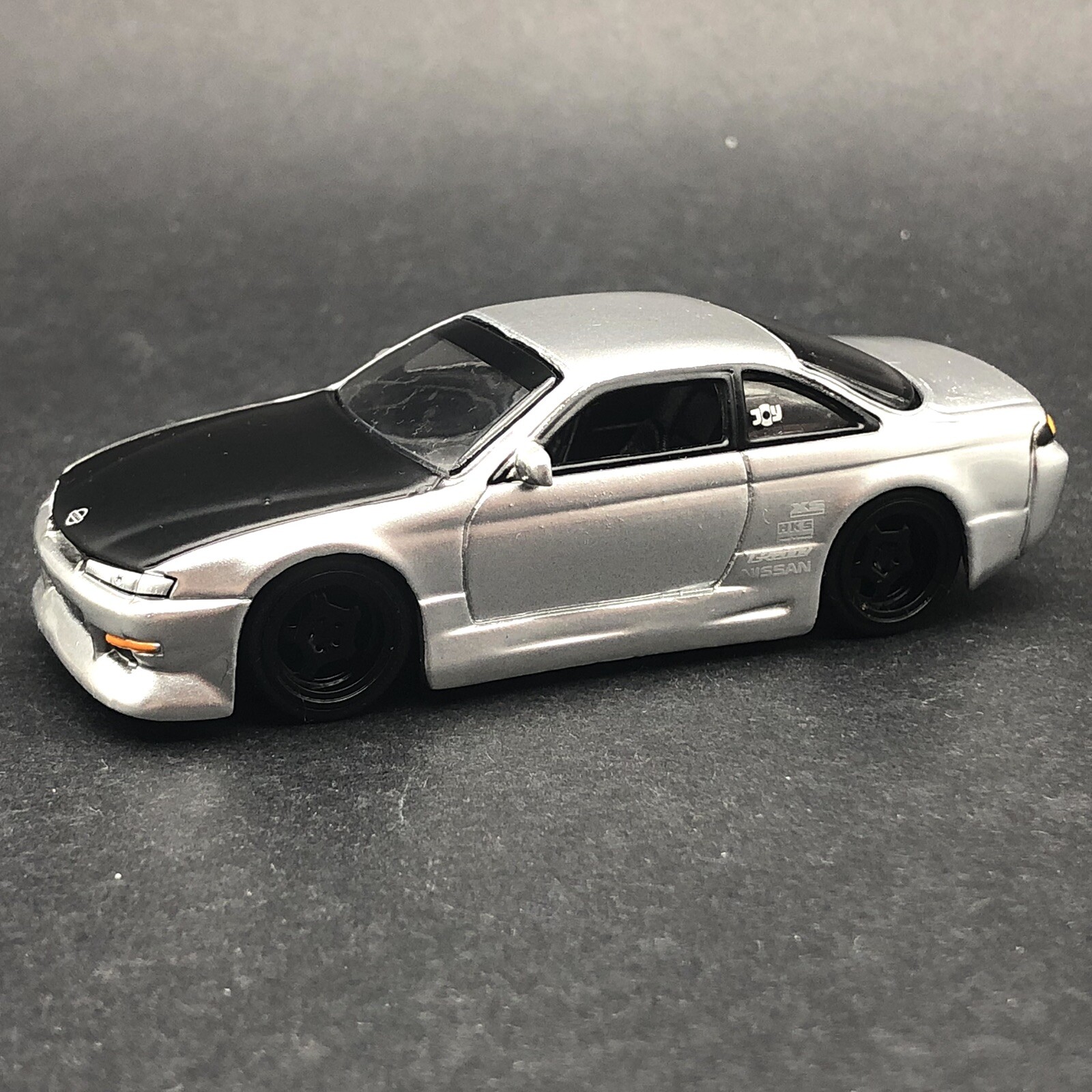 Jada Dub City 1998 ’98 Nissan 240SX S-14 Car Silver Diecast 1/64 Rubber Tires