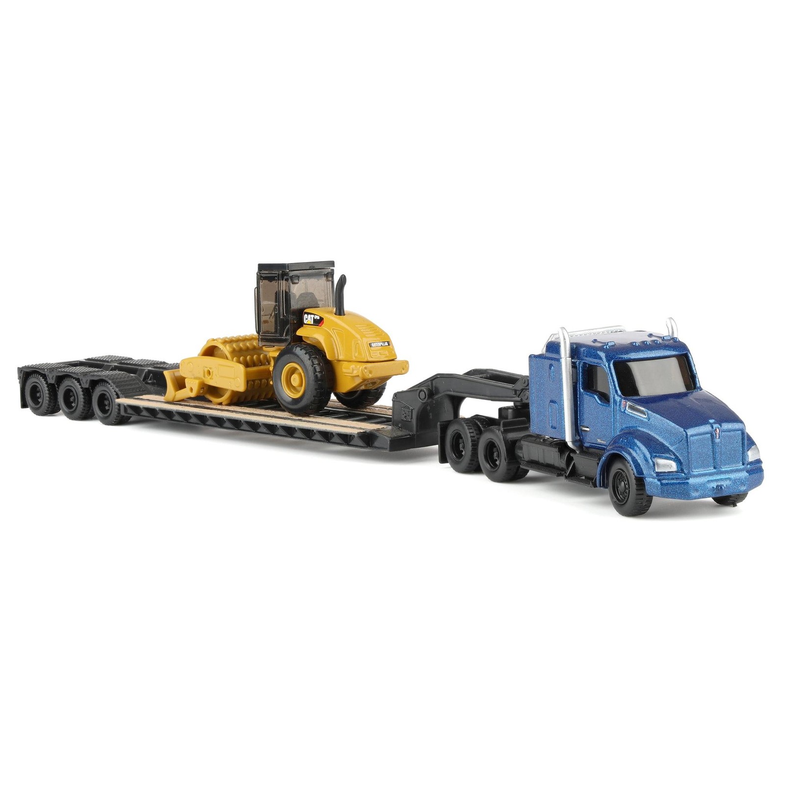 Diecast Masters 1/87 Kenworth T880 Semi Truck & CAT Padfoot Roller 84424
