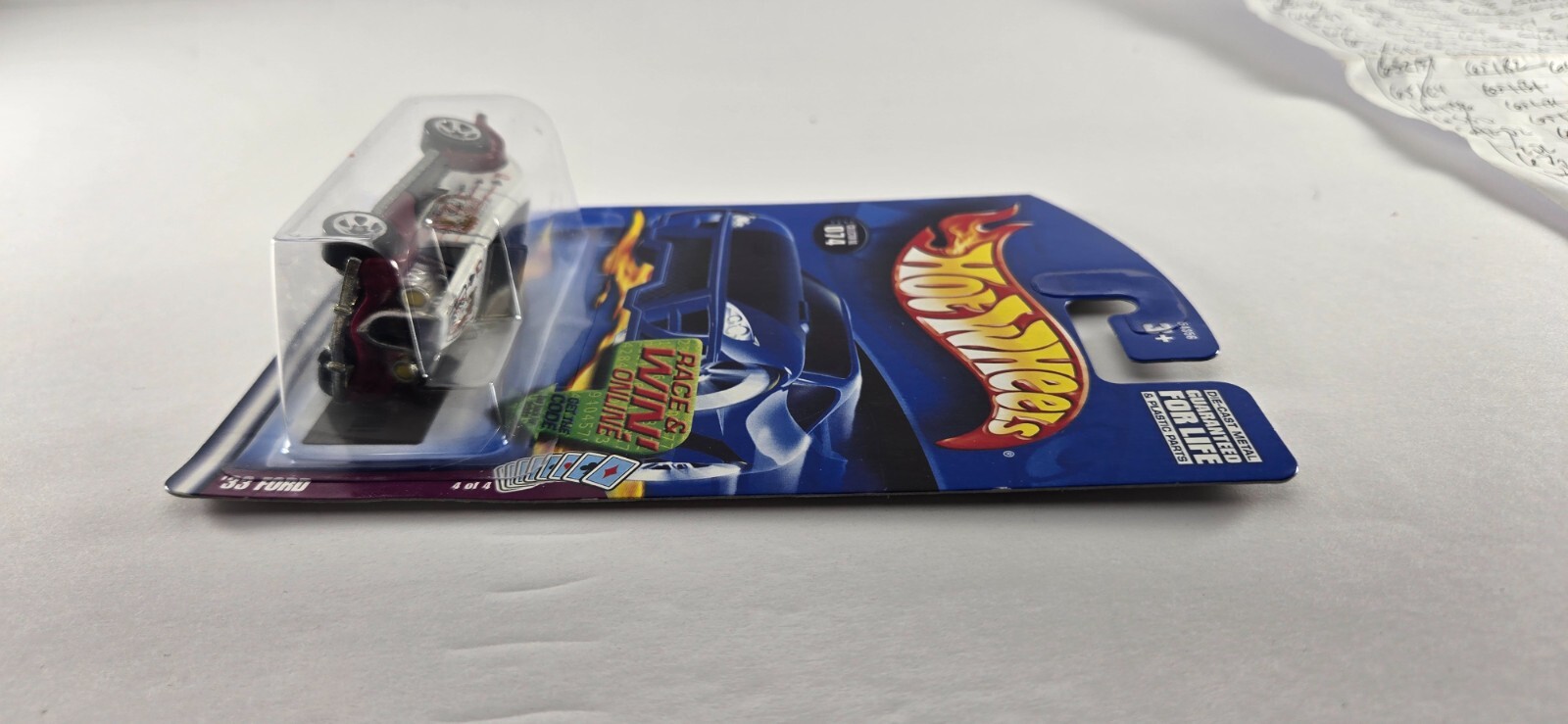 2002 Hot Wheels Trump Cars Series ’33 Ford #74 (Win & Race)