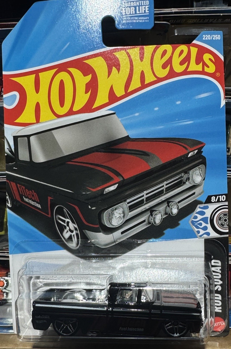 2026 Hot Wheels Custom ’62 Chevy Pickup Black NEW from Case L