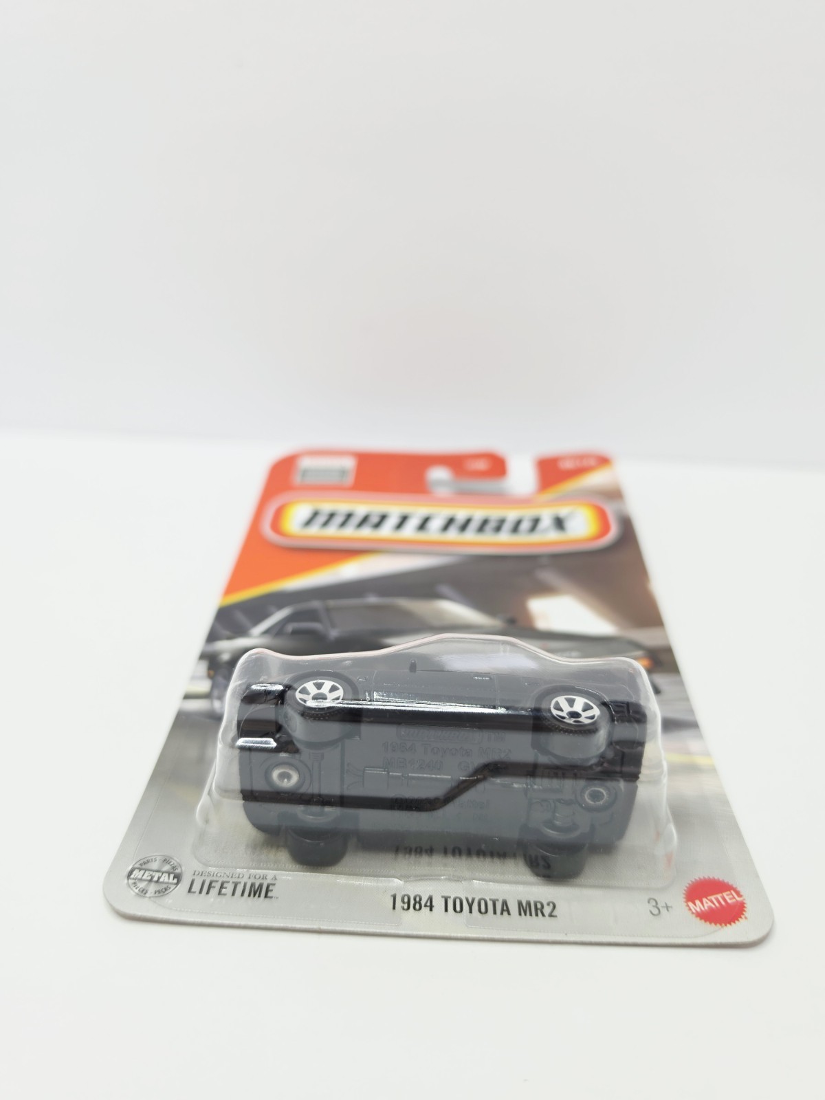 Matchbox 1984 Toyota MR2 Black 1:64 Diecast Unopened Box 08/125