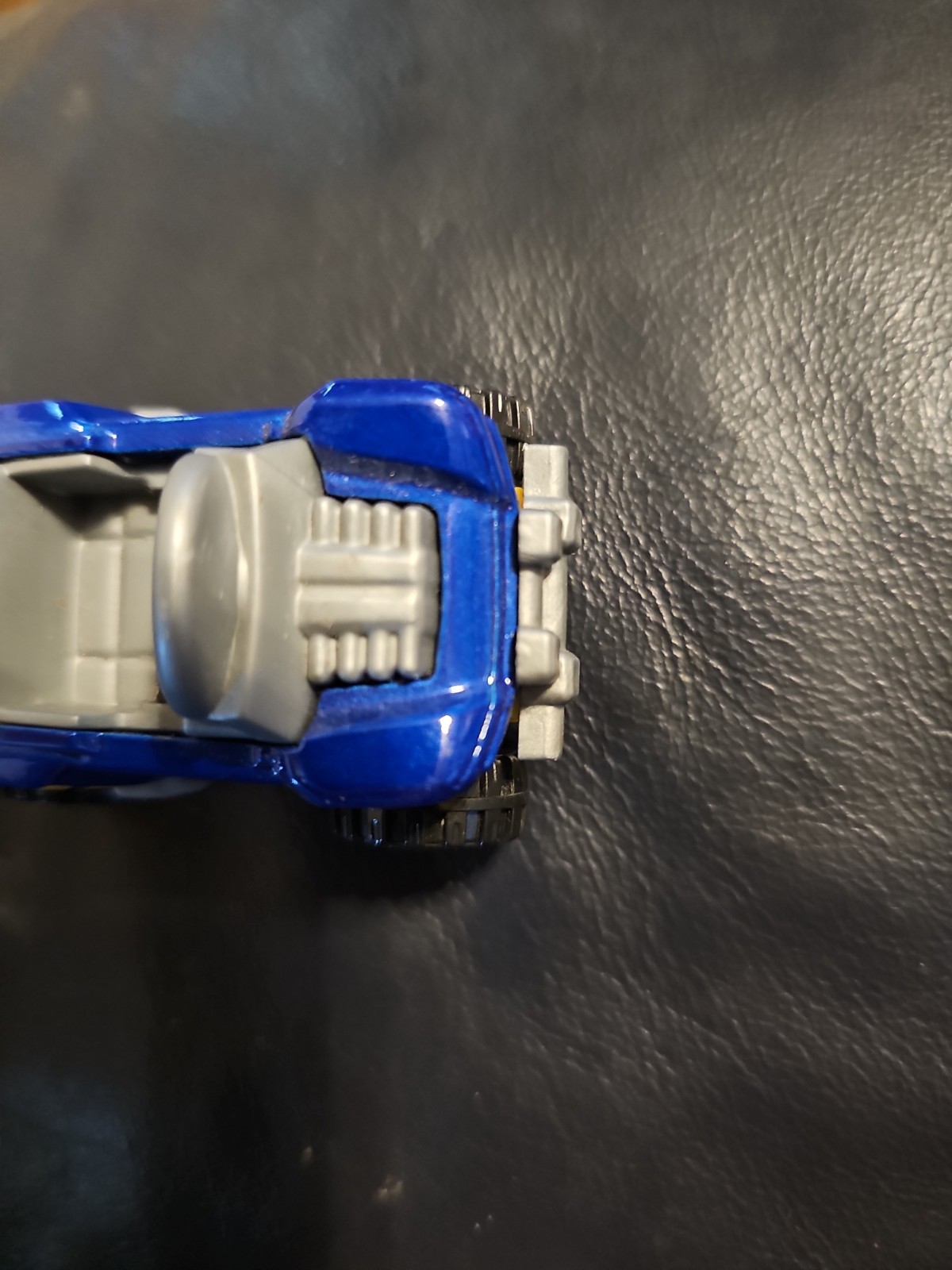 Hot Wheels 2017 Mattel Bugzilla Blue and Yellow Open top Jeep Car