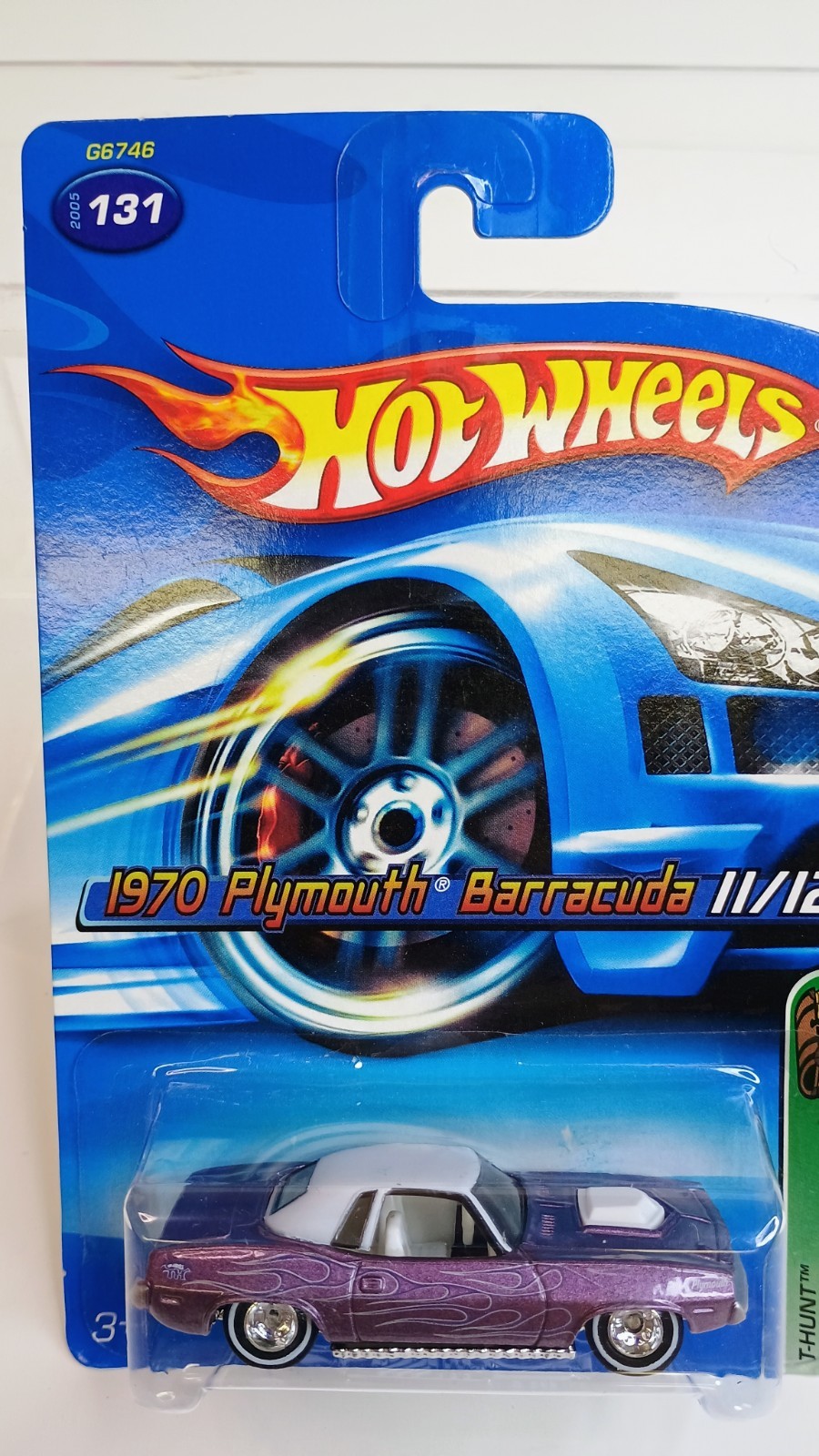 2005 Hot Wheels TREASURE HUNT T-HUNT ~ 1970 Plymouth Barracuda NEW SEALED