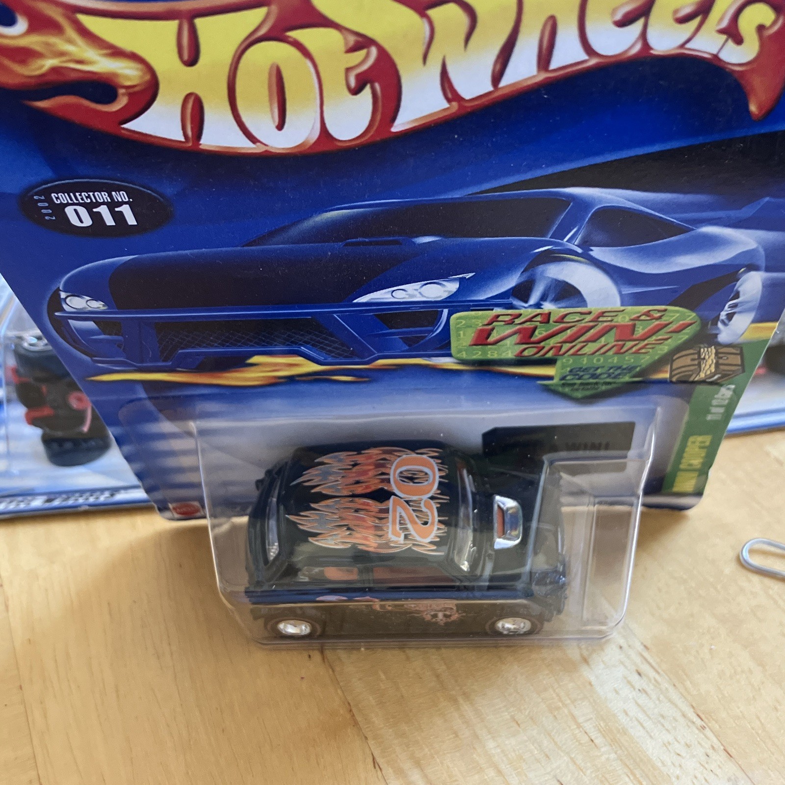 Hot Wheels 2002 Treasure 1car Series Mini Cooper 1:64 Black Diecast Unopened