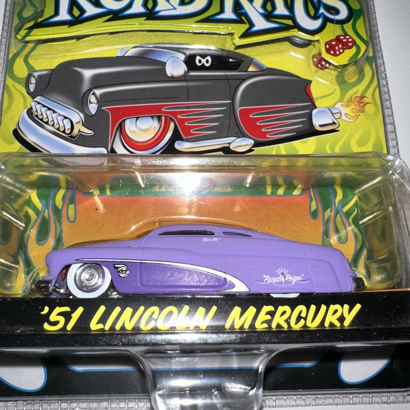 #N95- Jada Toys 2003 Road Rats ’51 LINCOLN MERCURY Rubber Tires New