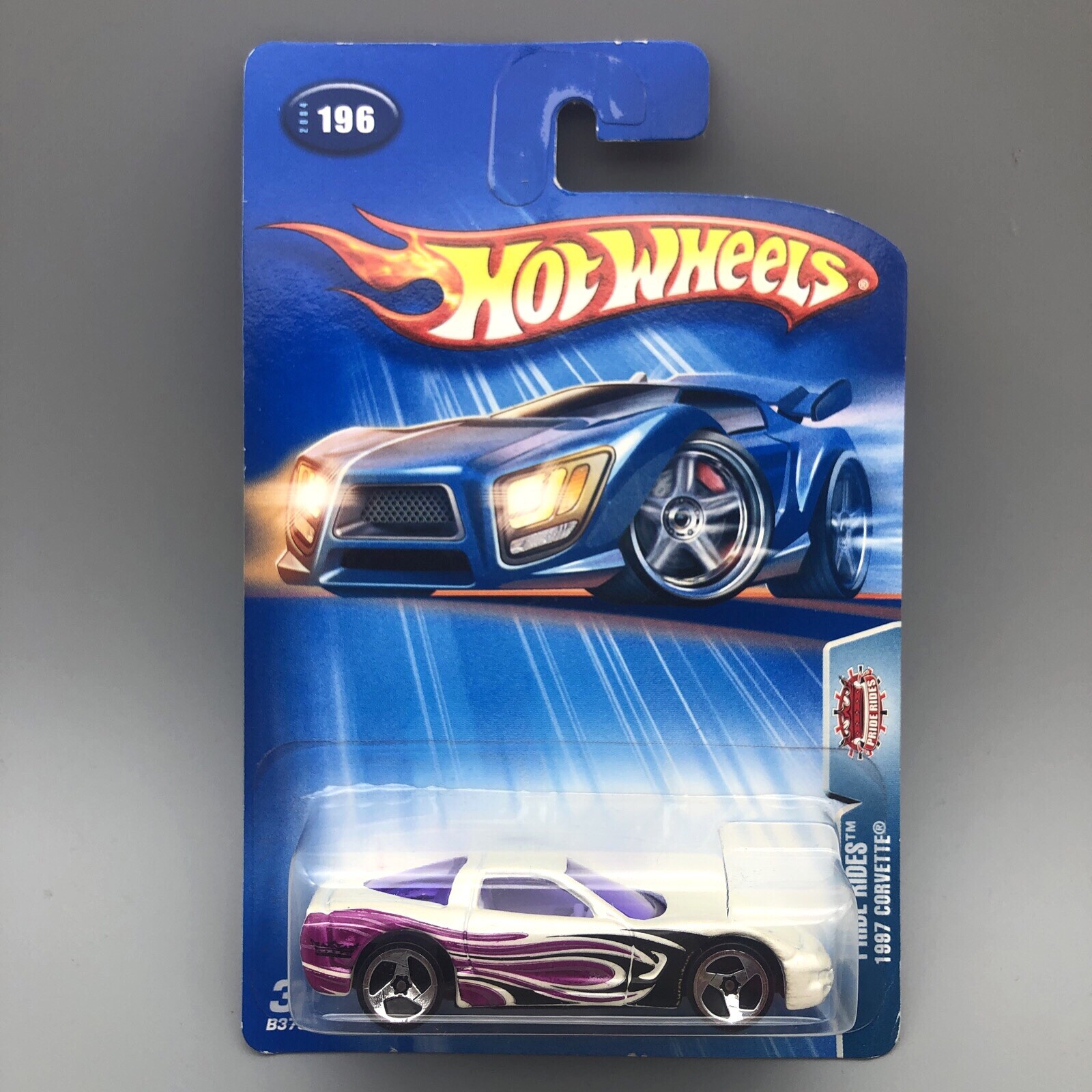 Hot Wheels Chevrolet Chevy Corvette 1997 Corvette Car Pride Rides Diecast #196