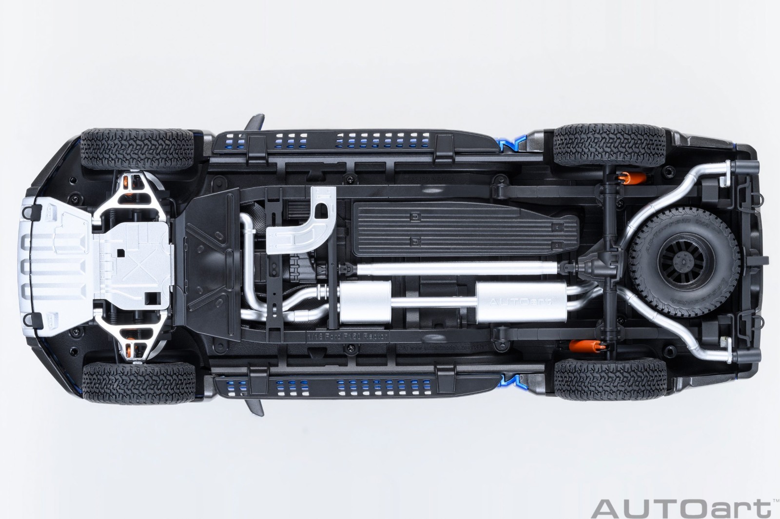 2019 FORD F-150 RAPTOR PICKUP VELOCITY BLUE 1/18 MODEL BY AUTOART 72949