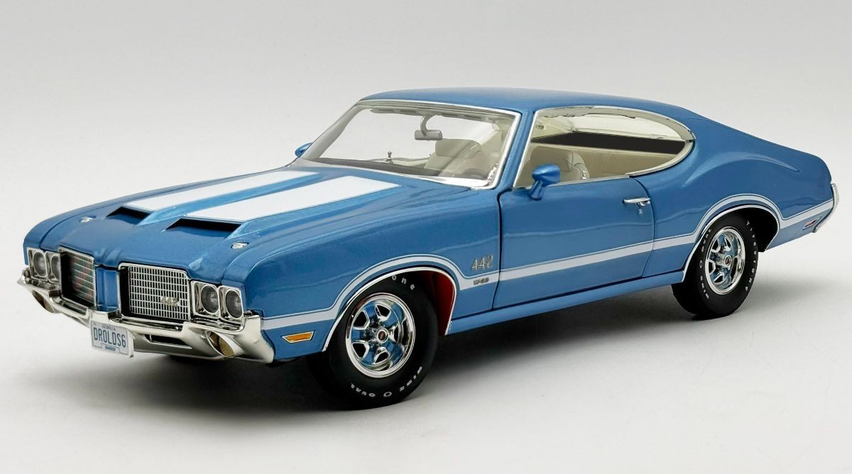 ACME Dr. Olds #6 – 1971 Oldsmobile 442 – W30 Viking Blue 1/18 1 of 442