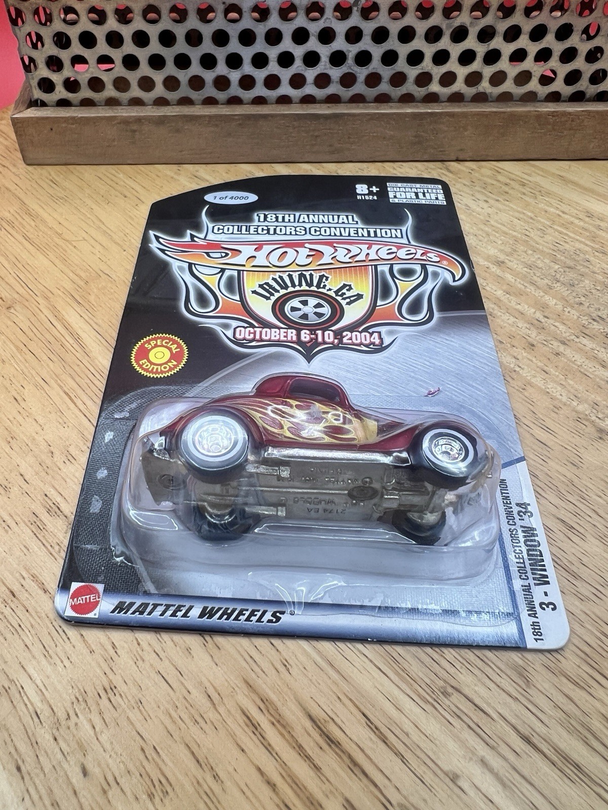 2004 Hot Wheels RED 3 WINDOW 34 Irvine 18th Convention only 1/4000 🛞🛞