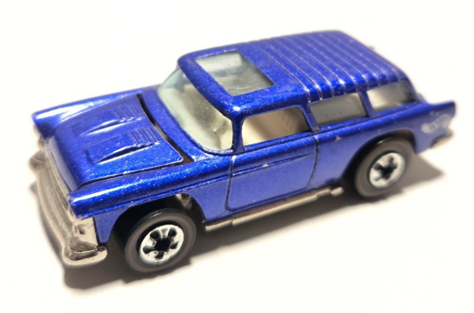 (1993) Hot Wheels Vintage Collection Classic Nomad Metallic Blue Redline Replica