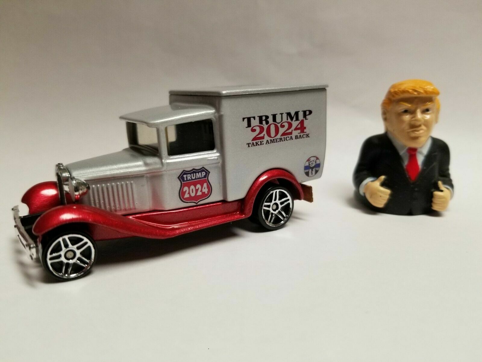 Clear 1:64 Waterslide Decal Trump 2024, VW JDM Silverado, MAGA, Garbage King