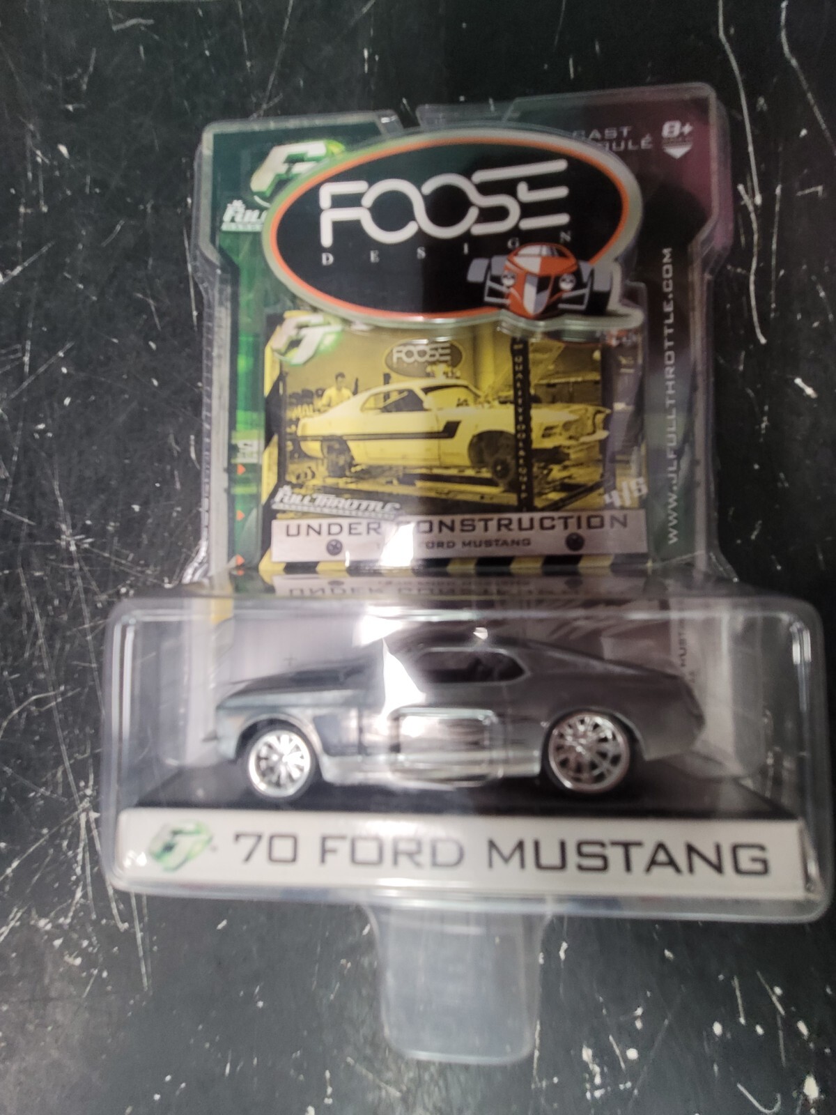 2006 Full Throttle- Foose Design- ’70 Ford Mustang Silver w/ Black Flame
