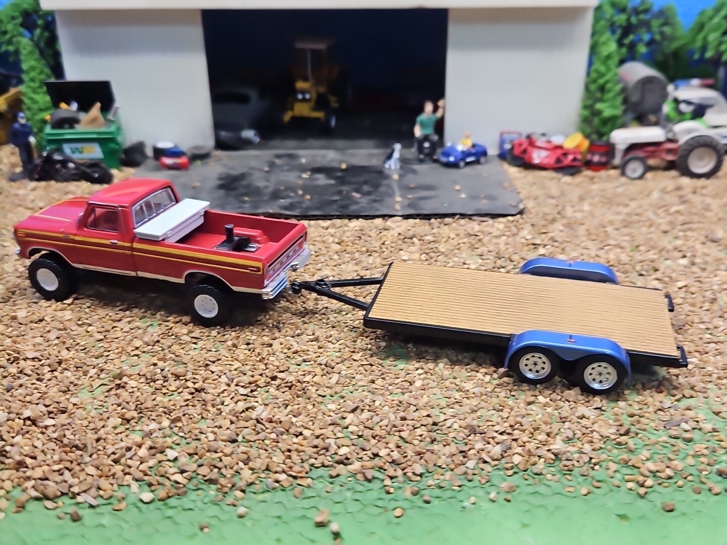 Custom Made 1978 Ford F-150 RANGER XLT 4×4 Greenlight Pickup Truck Fargo F250 79