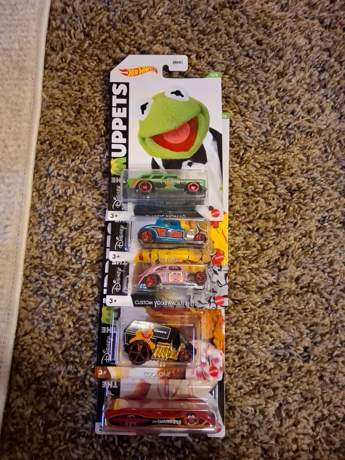 HOT WHEELS DISNEY SET OF 5 THE MUPPETS 2020