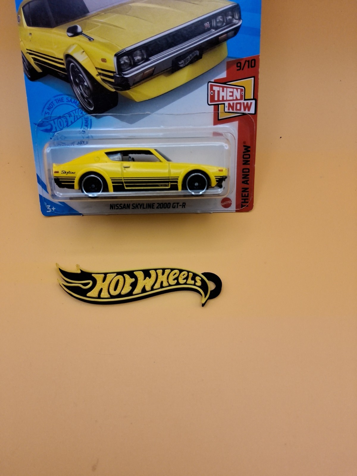 2021 HOT WHEELS NISSAN SKYLINE 2000 GT-R YELLOW THEN & NOW 9/10 🔥58