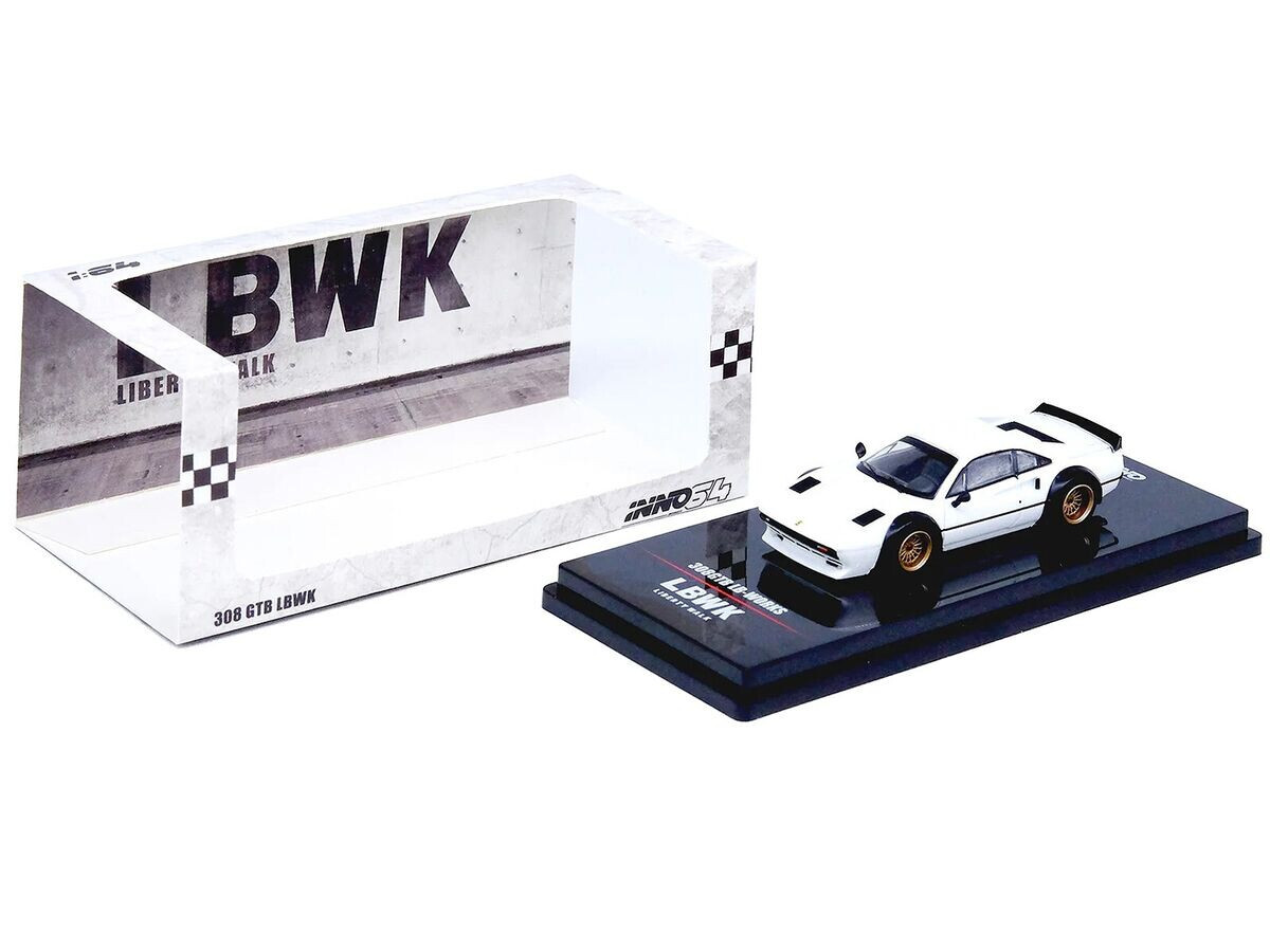 Inno 1/64 FERRARI 308 GTB Liberty Walk Model Car -WHITE-