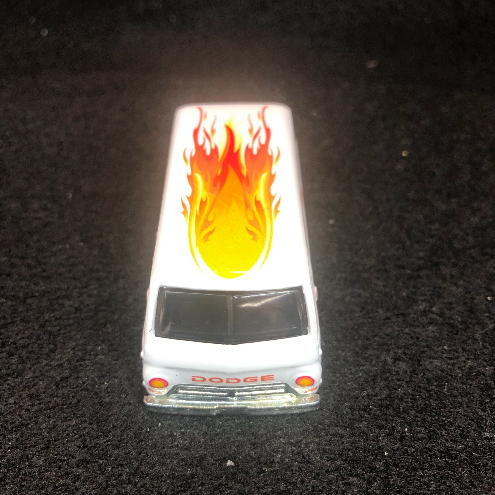 Clear 1:64 Waterslide Decal Hot Wheels A100 Van Fire Flames