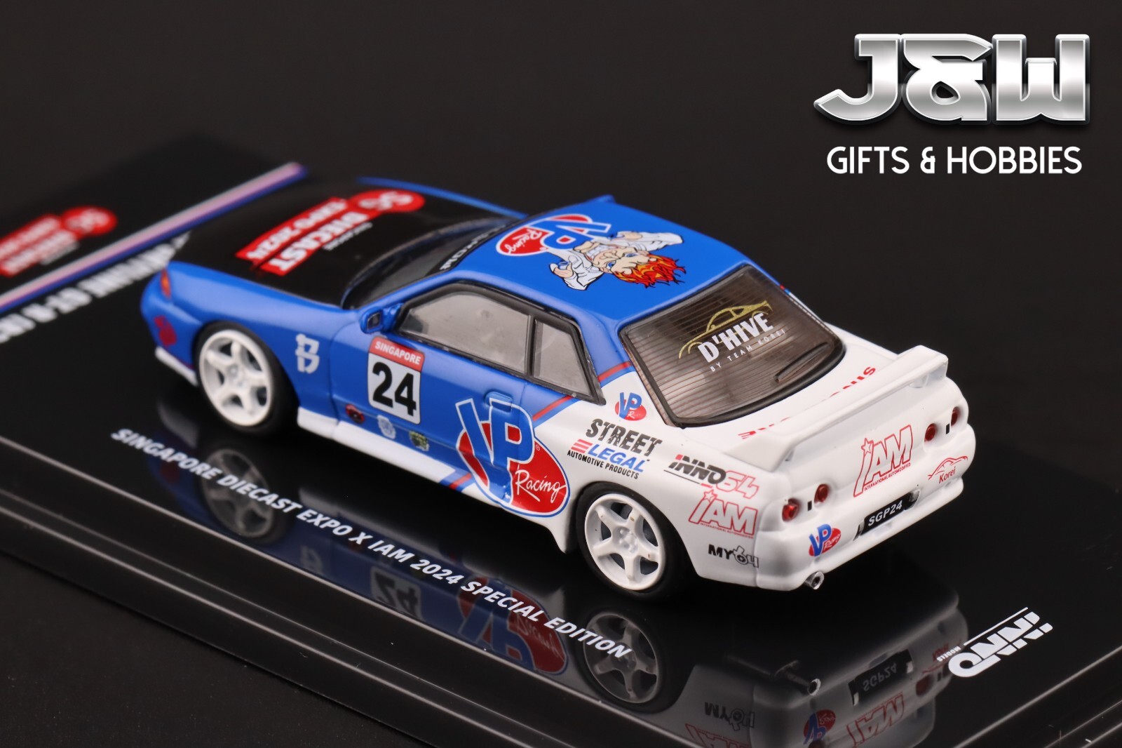 Inno64 Nissan GT-R R32 Singapore Diecast Expo X IAM 2024 Special Edition 1/64