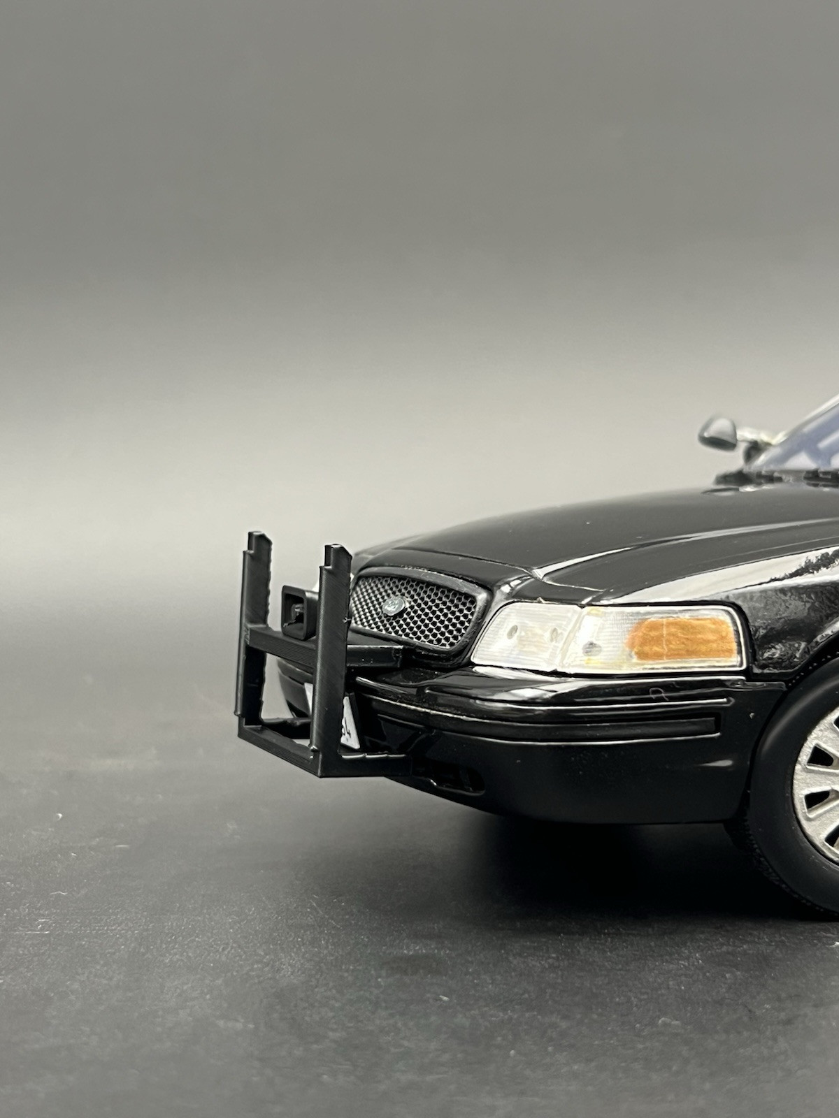 2-pack 1/64 Scale CHP Push Bumper Crown Vic California Highway Patrol 6455