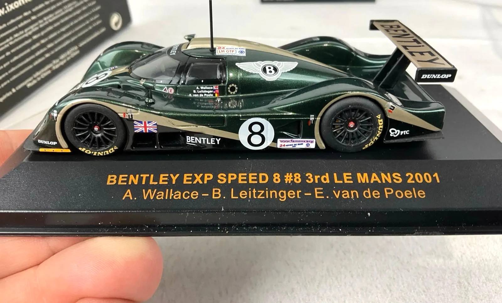 1/43 IXO Bentley Speed 8 car #7 from 2001 24 Hours of Le Mans LMM029