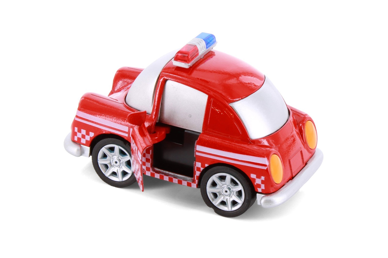 Cutie Cars w/Movable Eyes & Tongues – Fire Dept., Red – Showcasts 403/4D – 4″