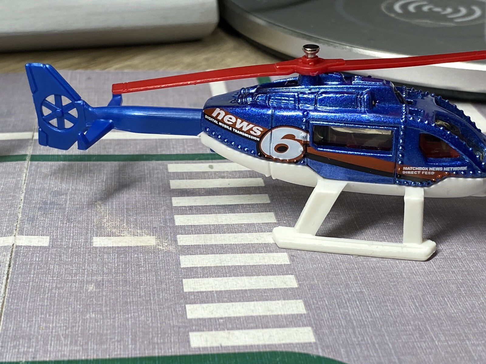 Matchbox 3 X 2001 Rescue Helicopter, News Chopper, Police, Fire Mb.541,