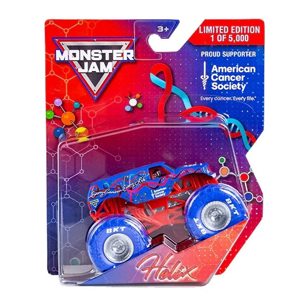 Monster Jam – LE 1:64 American Cancer Society Helix Exclusive