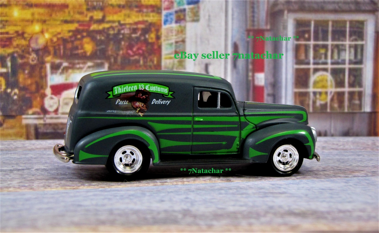 1940 Ford Panel Wagon Shop Parts Delivery Truck Model Classic Hot Rod C