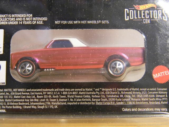 2022 Hot Wheels RLC “CUSTOM FLEETSIDE” Pink, Unopened Blister Package
