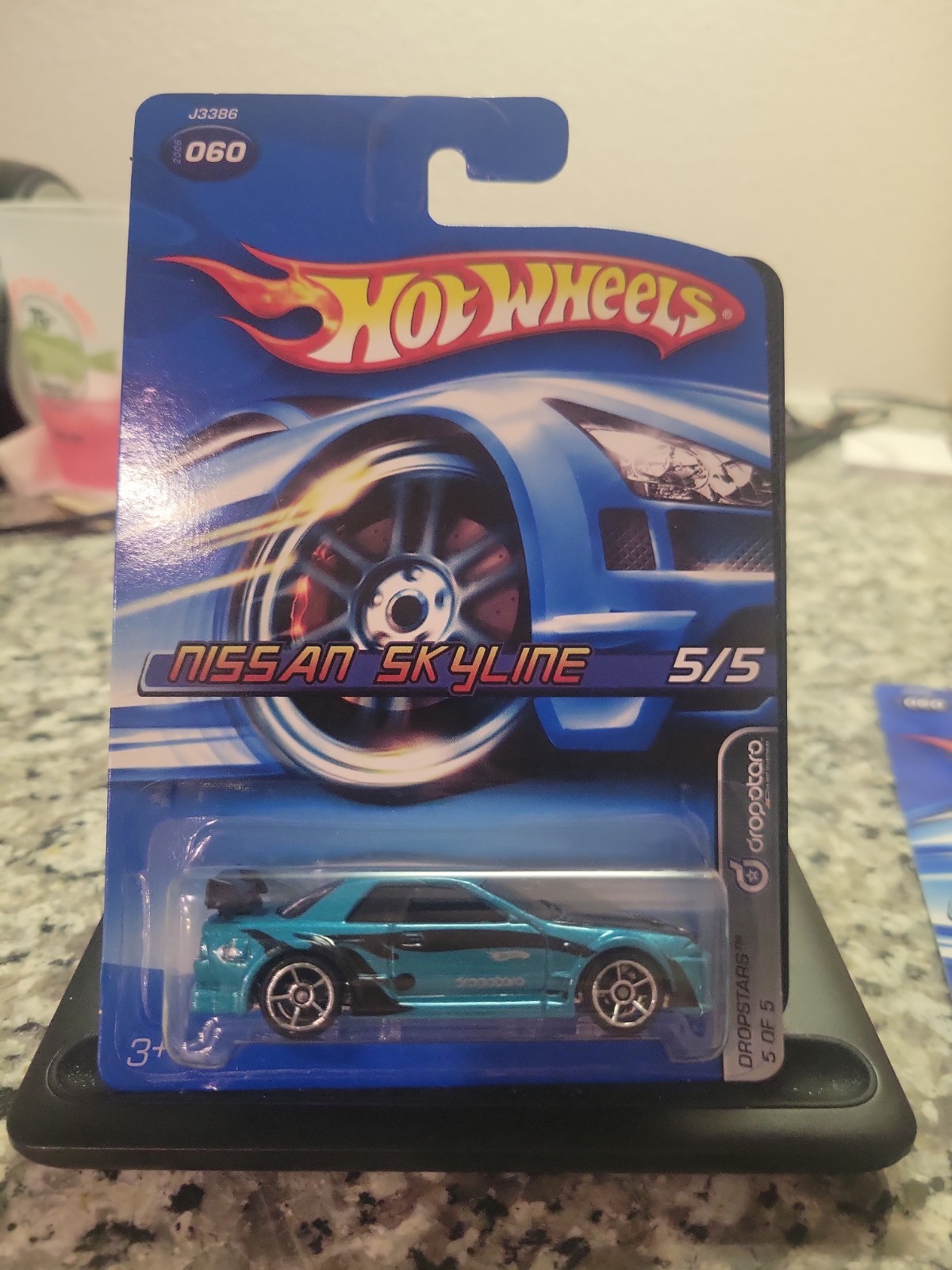 Hot Wheels 2006 Nissan Skyline Spectrafrost Light Blue/Teal Dropstars