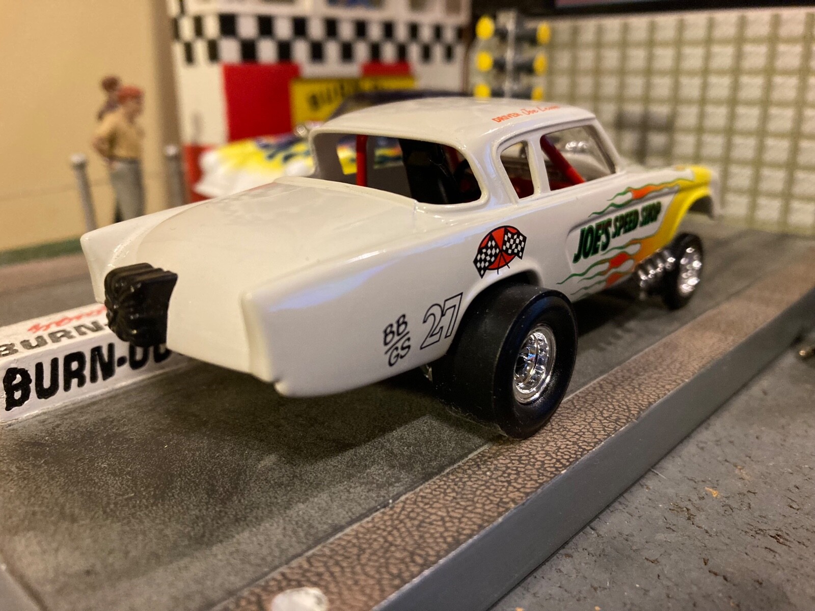 1953 Studebaker Funny Car, 1/43 Scale, 1/4 Mile Drag Strip Car, Funny Car