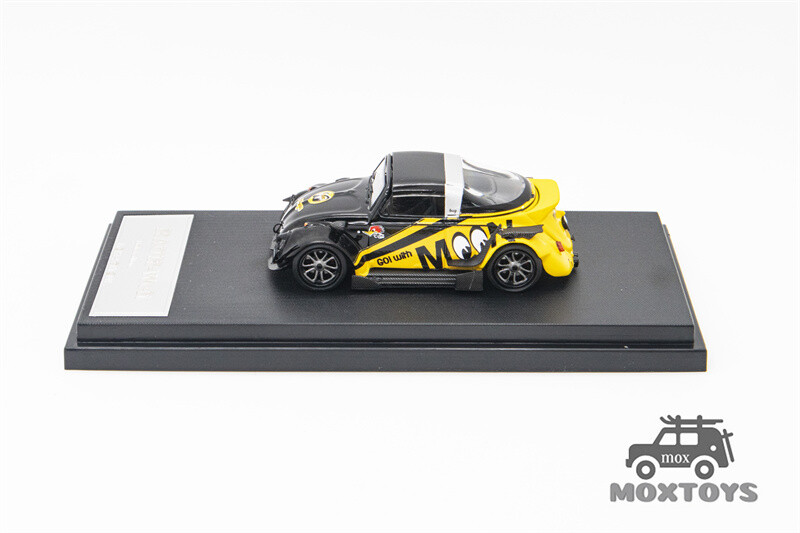 Mini Station 1:64 RWB-Targa Beetle T1 Van Trailer Set Mooneyes Model Car