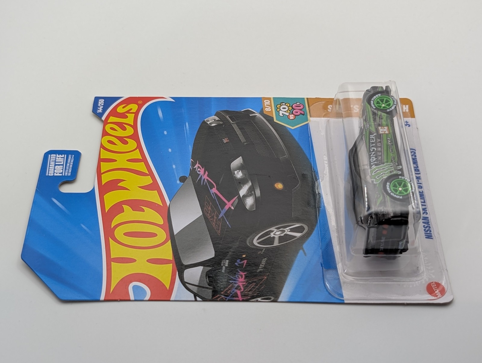 Hot Wheels CUSTOM Nissan Skyline GT-R R33 BCNR33 Monster Energy HOONIGAN Toyo