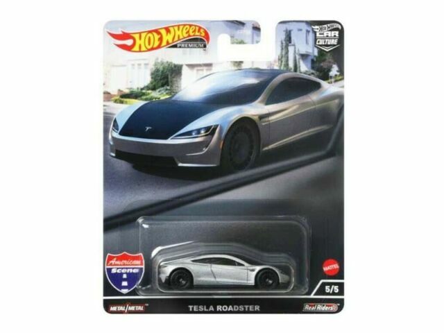 Hot Wheels 2022 Car Culture American Scene Tesla Roadster 1/64 FPY86-957J HCK02